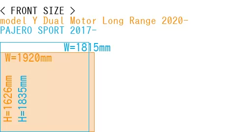 #model Y Dual Motor Long Range 2020- + PAJERO SPORT 2017-
